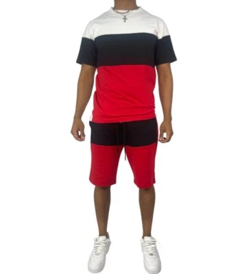 Juego Blind Trust Blanco, Negro y Rojo Bloque Color Talla Mediana  Foto 1 de 3