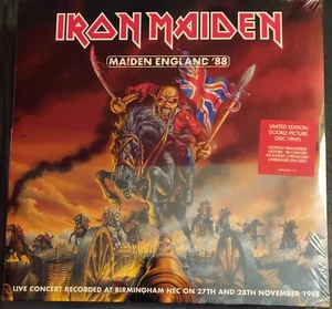 IRON MAIDEN DOUBLE PICTURE DISC LIVE LP MAIDEN ENGLAND '88 PARLOPHONE EU 2013 - Picture 1 of 1