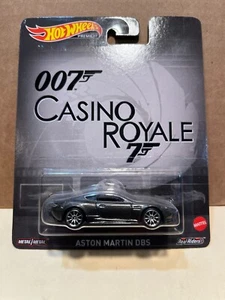 1/64 HOT WHEELS REAL RIDERS JAMES BOND OO7 CASINO ROYALE ASTON MARTIN DBS - Imagen 1 de 3