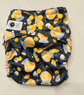 Twisted Mystic Tushies Cloth Diapers FS Set Of 5 Tea And Honey - Image 1 of 4