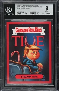 2015 GPK Garbage Pail Kids TRUMP TIME Donald Trump Graded BGS 9 -MINT- - Picture 1 of 2