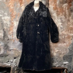 Vintage 1930s Fur Coat Jacket Sz Small Blum Bros Velvet Soft Sheared Mink Beaver - Picture 1 of 20