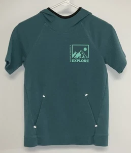 Old Navy Short Sleeve Hoodie Youth Large (10-12).  13562 - Picture 1 of 4