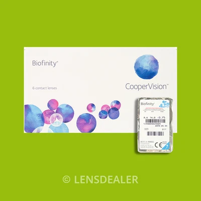 Biofinity 1x6 Kontaktlinsen Monatslinsen Cooper Vision - Bild 1 von 4