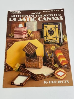 Leisure Arts More Needlepoint Projects for Plastic Canvas Leaflet 184 - Image 1 of 3