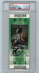 Jerome Bettis signed Autogramm komplett 2006 Steelers Super Bowl XL Ticket Stub PSA - Bild 1 von 2