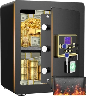 First Alert EL52-2 großer Stahltresor mit Zahlenschloss - feuerfeste Tasche inklusive - Bild 1 von 4