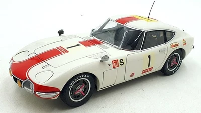 Autoart 1/18 Scale 86715 - Toyota 2000 GT #1 24Hrs Fuji 1967 White/Red - Image 1 of 4