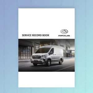 Maxus Service History Book Blank - Picture 1 of 3