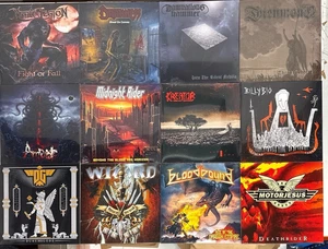 MIXED VINYL JOB LOT X OVER 60 UNITS NEW SEALED HEAVY METAL ROCK LAST ONE! - Picture 1 of 6