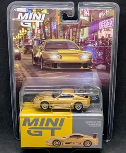 Mini GT Toyota Supra A80 Top Secret GT 300 Gold In Blister 1/64 - Picture 1 of 3