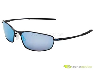 Oakley Whisker Polarized Sunglasses OO4141-1160 Satin Black/Prizm Deep Water - Picture 1 of 1
