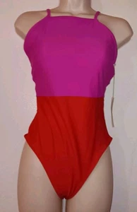 Summersalt Colorblock Einteiler Badeanzug Gr. 4 Bademode Neu - Bild 1 von 4