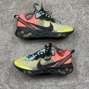 NIKE REACT ELEMENT 87 - HYPER FUSION - Mens 10.5 AQ1090 700 Multicolor - Picture 1 of 7