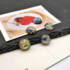 36 Pcs Crystal Stone Beads Jewelry Findings Small Earring Studs