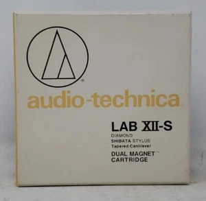 BOX ONLY! Vtg Audio Technica LAB XII-S Dual Magnet Cartridge Bubble Instructions - Picture 1 of 14