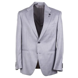 Lardini Slim-Fit Gray Cashmere-Wool-Silk Sport Coat 42R (Eu 52) NWT - Picture 1 of 9