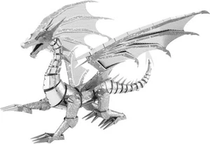 New 3D Metal Mosaic Kit Silver Dragon MB 129 ~ Unopened Kit - Picture 1 of 4
