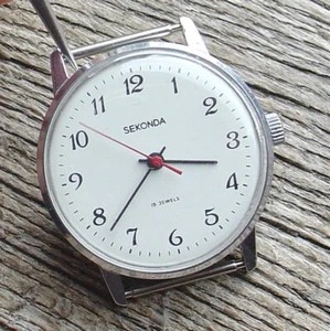 RARE VINTAGE SOVIET RUSSIAN RAKETA "SEKONDA " MENS WATCH 19j 2609.HA Servised - Picture 1 of 18