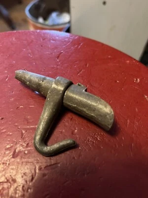 Antique Old Rare PAT Vermont VT Metal Sap Maple Syrup Tree Tap Spout Spile USA - Image 1 of 4