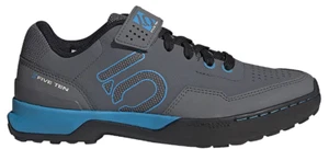 Five Ten Kestrel Lace-Up Cycling Shoes - NEW Womens 9 Grey / Cyan - #46325-CL2 - Picture 1 of 5