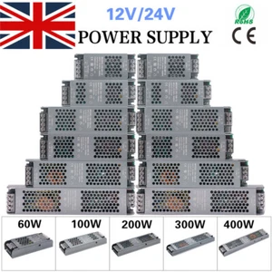 AC240V to DC12/24V 60-400W LED Driver Switch Power supply Transformer LED Strip - Picture 1 of 22