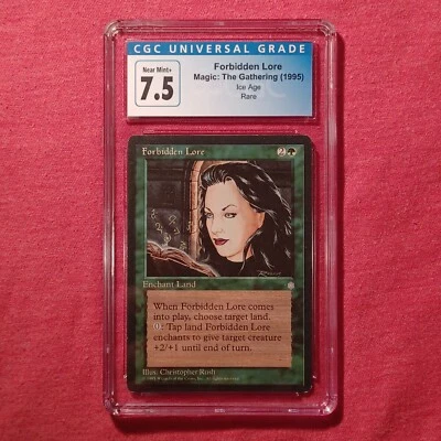 Magic The Gathering MTG Ice Age: Forbidden Lore Rare - CGC 7.5  Near Mint NM - Image 1 of 2