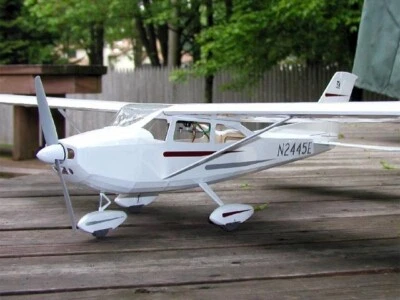 Cessna 182 Skylane Electric 37" Wing RC Model Airplane Printed Plans Templates - Image 1 of 2