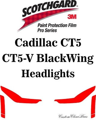 3M Scotchgard Paint Protection Pro Series 2022 2023 Cadillac CT5-V BlackWing - Image 1 of 3