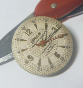 1940s Onsa Watch Co 17J Swiss Automatic Partial F 700 Mov’t, Orig Dial & Hands- - Picture 1 of 8