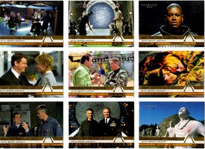 RITTENHOUSE - STARGATE SG-1 BEHIND THE SCENES 18 INSERT CHASE CARD SET B1-B18