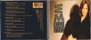 Eddie Money-Right Here-Sony-Columbia 46756-Vintage 1991 Full CD-Full Art-NM!! - Foto 1 di 2