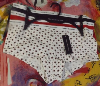 3 NUEVAS BRAGAS HIPSTER TOMMY HILFIGER R91T716 701 CINTURA FIRMA ALGODÓN L Foto 1 de 2