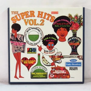 VARIOUS - The Super Hits Vol. 2 1968 Atlantic R2R 7 ½ ips tape EX/NM - Picture 1 of 4