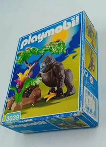 Playmobil 3039 Gorilla von 1999 Tierpark Affe Zoo NEU Verpackung beschädigt - Picture 1 of 7