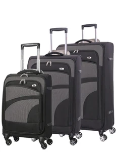 Lightweight Suitcase on 4 Wheels Cabin Small Medium Large Hold Luggage & Sets - Picture 1 of 28