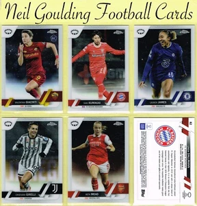 Topps UEFA 2022-23 ☆ DAMEN CHAMPIONS LEAGUE CHROM ☆ Fußballkarten #1 bis #100 - Bild 1 von 96