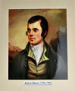 LAMINATED PRINT. ROBERT BURNS. RABBIE BURNS.SCOTLAND. BURN'S NIGHT. - Picture 1 of 1