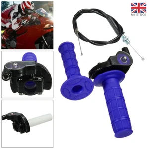 Pit Dirt Bike Throttle Grip Twist For 110cc 125cc Pitbike Quick Action Kit Cable - Picture 1 of 11