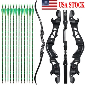 62" ILF Takedown Recurve Bow 25-60lbs Right Hand Archery Hunting & Competition - Picture 1 of 23