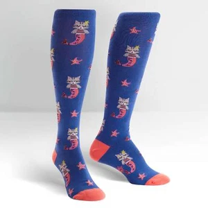 Cat Lover! Mermaid + Cat = PurrMaid ~  on Women's Knee High Socks - Bild 1 von 4