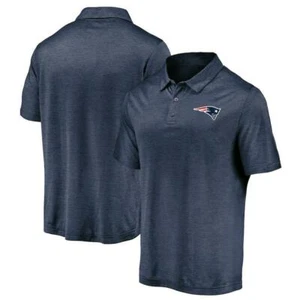 Majestic Men's New England Patriots Performance Polyester Striated Polo 2XL L - Picture 1 of 4