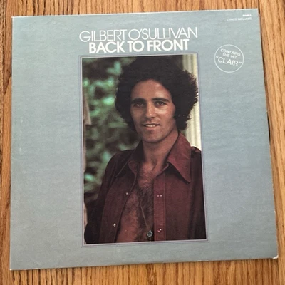 Gilbert O'Sullivan: Back To Front   LP London Records  MAM-5 (with lyrics) 1972 - Image 1 of 4