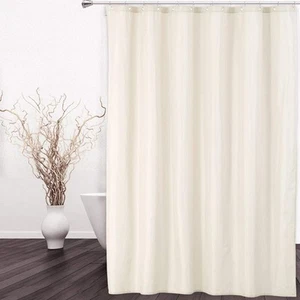 Hotel Quality 100% Waterproof Fabric Shower Curtain Liner with Magnets for Ba... - Picture 1 of 7