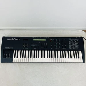 Yamaha V50 digital Synthesizer FM Retro 61 keys 8-Track used from japan - Picture 1 of 12
