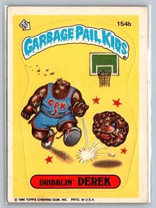 1986 Topps Garbage Pail Kids Serie 4 Dribblin Derek #164b - Bild 1 von 2
