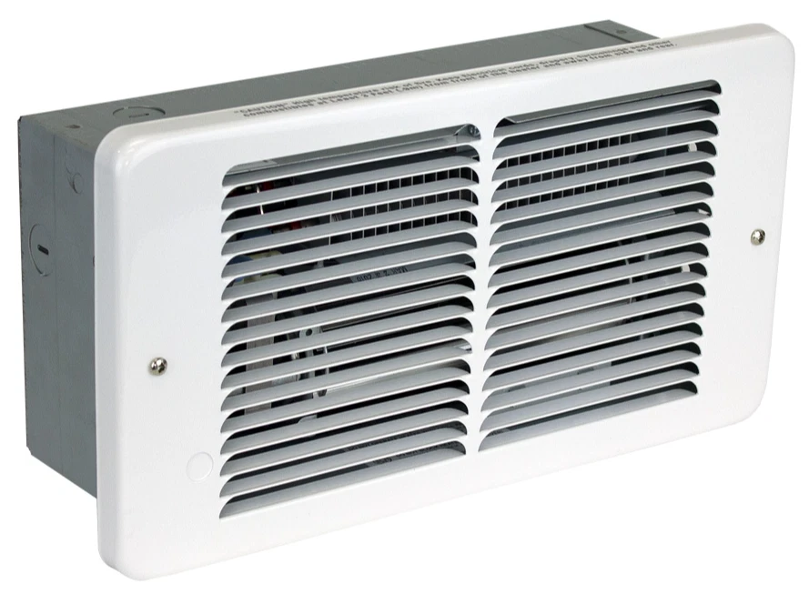 Calentador de pared eléctrico King PAW2422 240V + rejilla blanca y carcasa de pared - uso ligero Foto 1 de 4