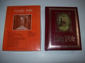Holy Family Bible Large King James Version Red Letter Nelson Regency 1978 HC KJV - Picture 1 of 20