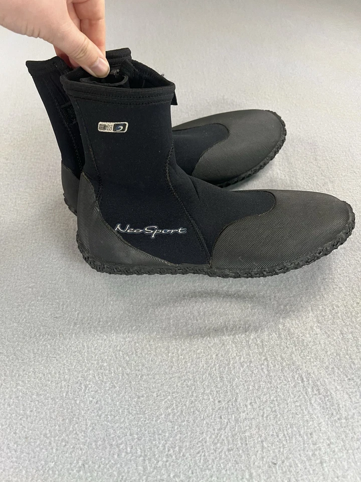 NeoSport Traje de Neopreno Buceo 7mm Botas Negro Cremallera Talla 10 Foto 1 de 4