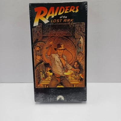 Raiders Of The Lost Ark Indiana Jones Factory Sealed 1989 VHS  - Image 1 of 4